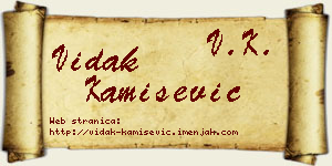 Vidak Kamišević vizit kartica